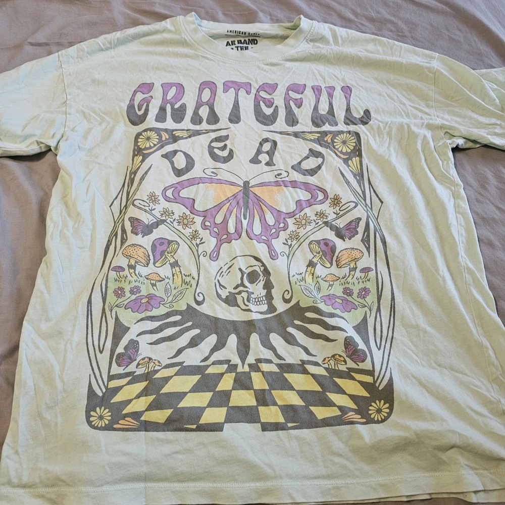 American Eagle Outfitters AE Oversized Grateful Dead Graphic T-Shirt XS/S